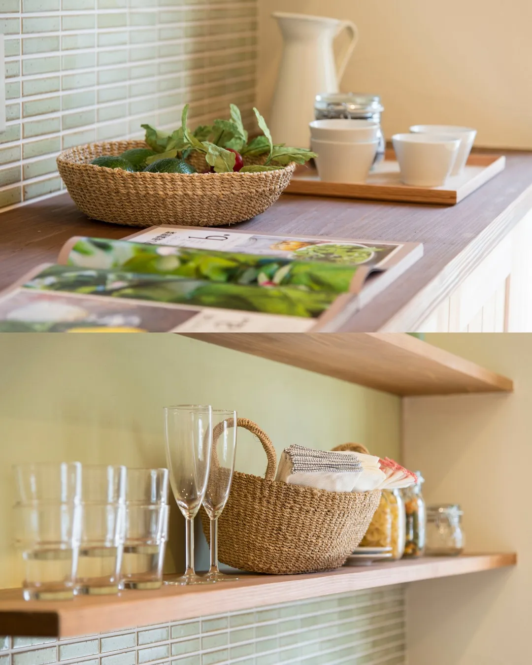 🧺 見せる収納が、暮らしのアクセント。