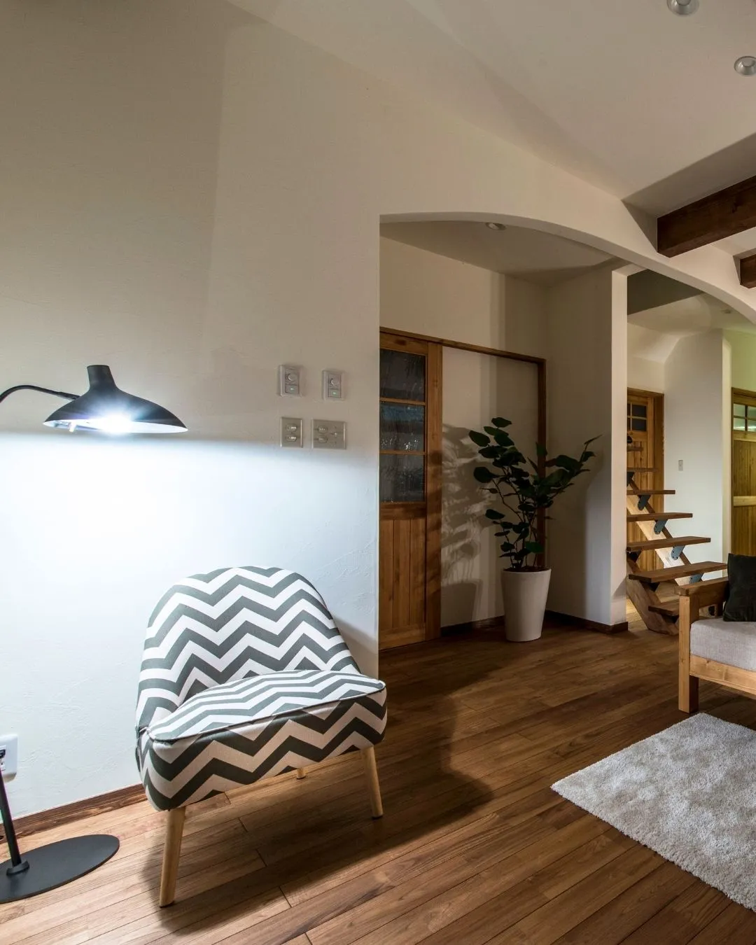 木の温もりに包まれる、やさしいリビング🌳